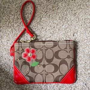 Coach wristlet bag